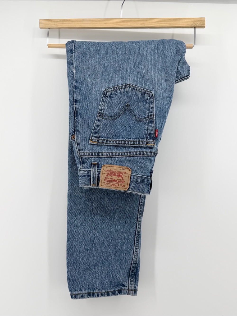 Levi's Medium Blue Straight Leg Jeans